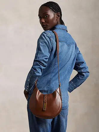 POLO RALPH LAUREN | Ledertasche - Schultertasche Small | 